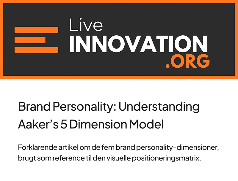 Link til artikkel: Understanding Aakers 5 dimensions